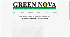 Desktop Screenshot of greennovaproperties.com